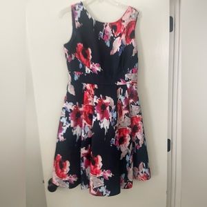 Multicolor Bow Back Kate Spade Cocktail Dress